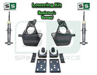 16 18 Chevy Silverado Sierra 4 7 Drop Lowering Kit Stamped Alum Arms 4 7 Spindle Source