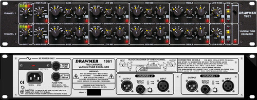 Drawmer 1961 - Stereo Tube EQ - www.AtlasProAudio.com