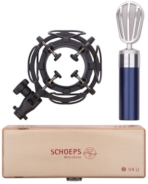 Schoeps V4 U (Blue) with Shockmount