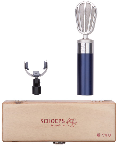 Schoeps V4 U (Blue) with Stand Adapter