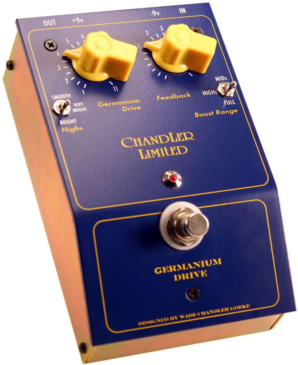 Chandler Limited Germanium Drive Guitar Pedal Atlas Pro Audio