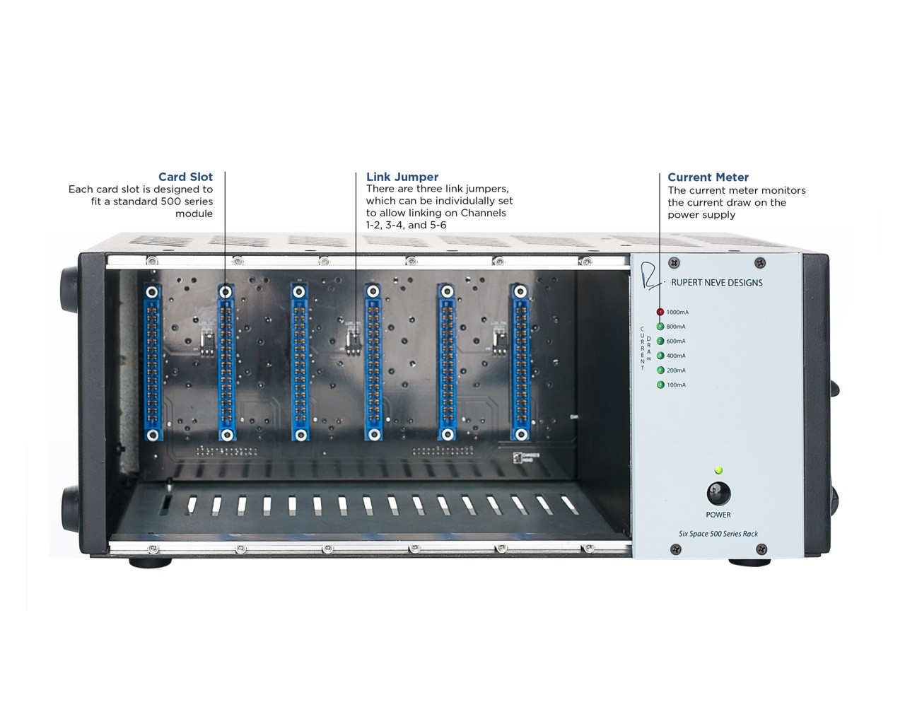 RUPERT NEVE DESIGNS R6 パネル2枚付き！ Amazon.com: Rupert Neve Designs R6 500 Series Rack : Musical