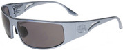 OutLaw Eyewear Fugitive Polished GunMetal frame with Polarized Gray lenses