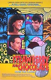 STRAWBERRY AND CHOCOLATE original issue rolled 1-sheet movie