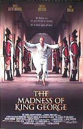 MADNESS OF KING GEORGE original issue rolled  double sided 1-sheet movie poster