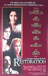 RESTORATION original issue rolled double sided 1-sheet movie poster