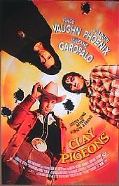 CLAY PIGEONS original issue rolled double sided 1-sheet movie poster
