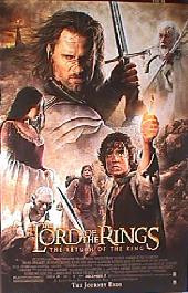 RETURN OF THE KING original issue rolled regular 1-sheet movie poster