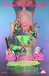 CLASS OF NUKE 'EM HIGH Part 2 original issue rolled 1-sheet movie poster