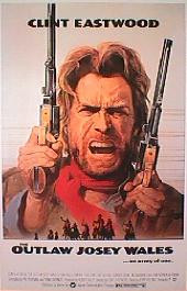 OUTLAW JOSEY WALES original issue rolled Reprint 1-sheet movie poster