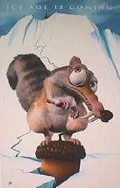 ICE AGE original issue rolled Advance 1-sheet movie poster