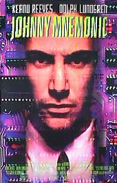 JOHNNY MNEMONIC original issue rolled Video 1-sheet movie poster