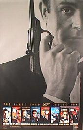 JAMES BOND COLLECTION original issue rolled 1-sheet movie poster