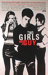 TWO GIRLS AND A GUY original issue rolled 1-sheet movie poster