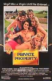 PRIVATE PROPERTY original issue rolled 1-sheet movie poster