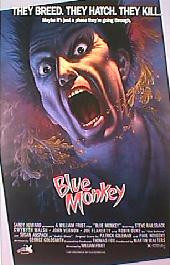 BLUE MONKEY original issue rolled 1-sheet movie poster