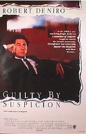 GUILTY BY SUSPICION original issue rolled double sided 1-sheet movie poster