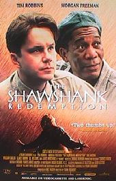 SHAWSHANK REDEMPTION original issue rolled Video 1-sheet movie poster