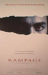 RAMPAGE original issue rolled 1-sheet movie poster