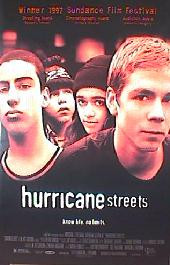 HURRICAN STREETS original issue rolled double sided 1-sheet movie poster