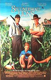 SECONDHAND LIONS original issue rolled 1-sheet movie poster
