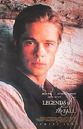 LEGENDS OF THE FALL original issue rolled Advance A 1-sheet movie poster