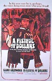 A FISTFUL OF DOLLARS original issue rolled International Reprint 1-sheet movie poster