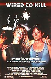 WIRED TO KILL original issue rolled 1-sheet movie poster