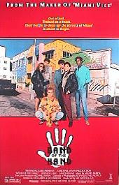 BAND OF THE HAND original issue rolled 1-sheet movie poster
