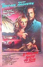 8 MILLION WAYS TO DIE original issue rolled 1-sheet movie poster