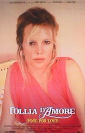 FOOLS FOR LOVE original issue rolled Italian 1-sheet movie poster