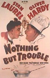 NOTHING BUT TROUBLE International  Reprint rolled 1-sheet movie poster