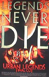 URBAN LEGEND-FINAL CUT original issue rolled double sided 1-sheet movie poster