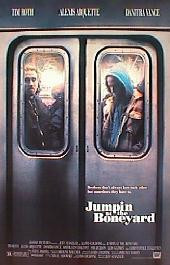 JUMPIN IN THE BONEYARD original issue rolled double sided 1-sheet movie poster