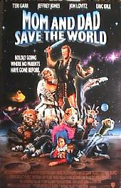 MOM AND DAD SAVE THE WORLD original issue rolled 1-sheet movie poster