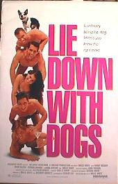 LIE DOWN WITH DOGS original issue rolled double sided 1-sheet movie poster