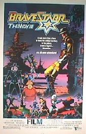 BRAVESTARR,THE MOVIE original issue rolled 1-sheet movie poster