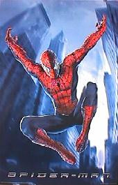 SPIDERMAN original issue rolled Promo E 1-sheet movie poster