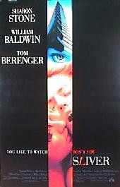 SLIVER original issue rolled double sided 1-sheet movie poster
