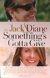 SOMETHINGS GOTTA GIVE original issue rolled 1-sheet movie poster