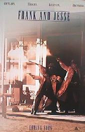 FRANK AND JESSE original issue rolled double sided Advance 1-sheet movie poster