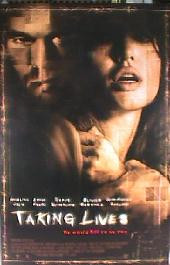 TAKING LIVES original issue rolled double sided 1-sheet movie poster