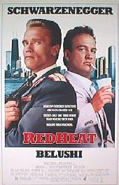 RED HEAT original issue rolled 1-sheet movie poster