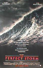 PERFECT STORM,THE original issue rolled double sided Advance 1-sheet movie poster