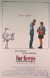 FOR KEEPS original issue rolled 1-sheet movie poster