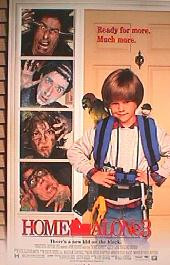 HOME ALONE 3 original issue rolled double sided 1-sheet movie poster