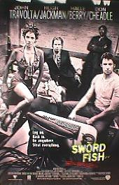 SWORD FISH original issue rolled double sided 1-sheet movie poster