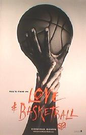 LOVE & BASKETBALL original issue rolled Advance 1-sheet movie poster