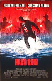 HARD RAIN original issue rolled double sided 1-sheet movie poster