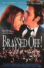 BRASSED OFF original issue rolled double sided 1-sheet movie poster